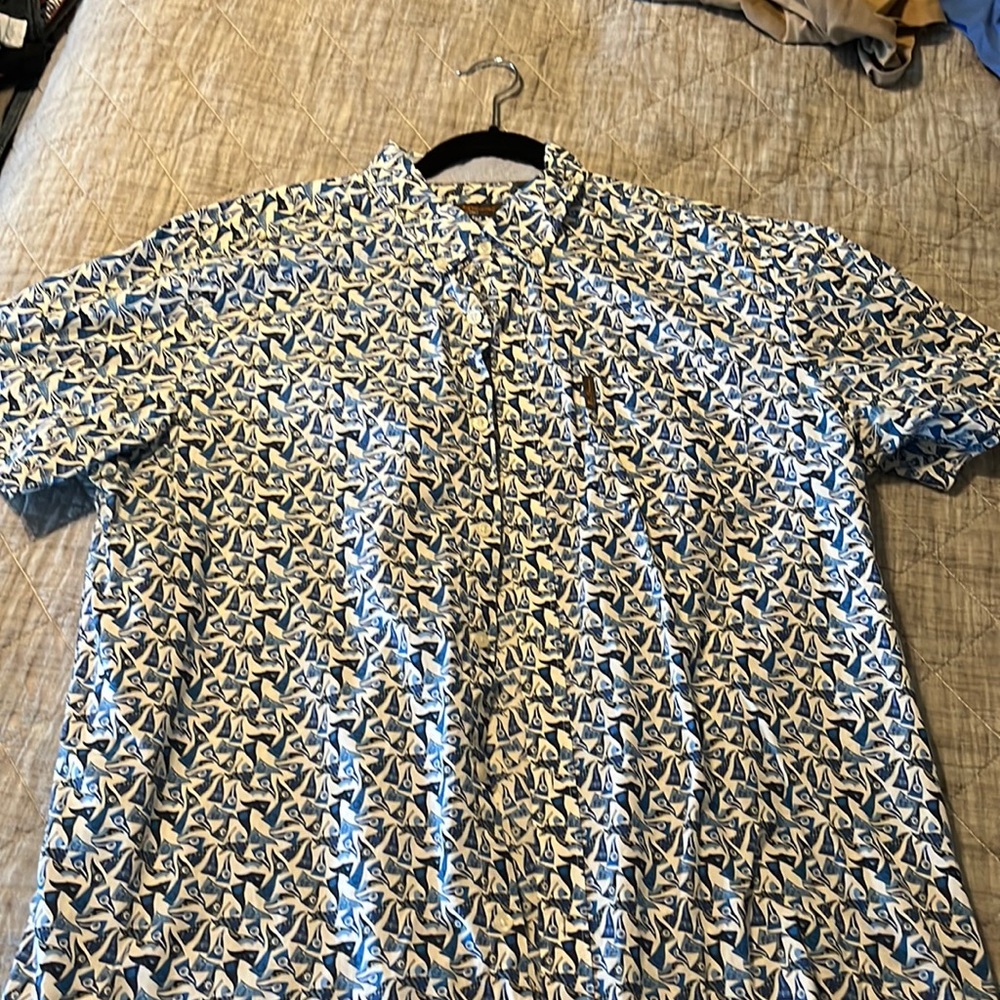 Ben Sherman Short Sleeve Printed Button Down